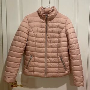 Nwt Guess Women's Pink Dusty Rose Quilted Jacket Small